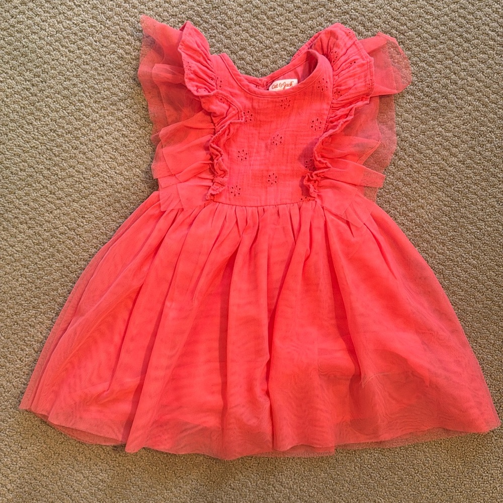 Coral 3T girls Cat and Jack Dress